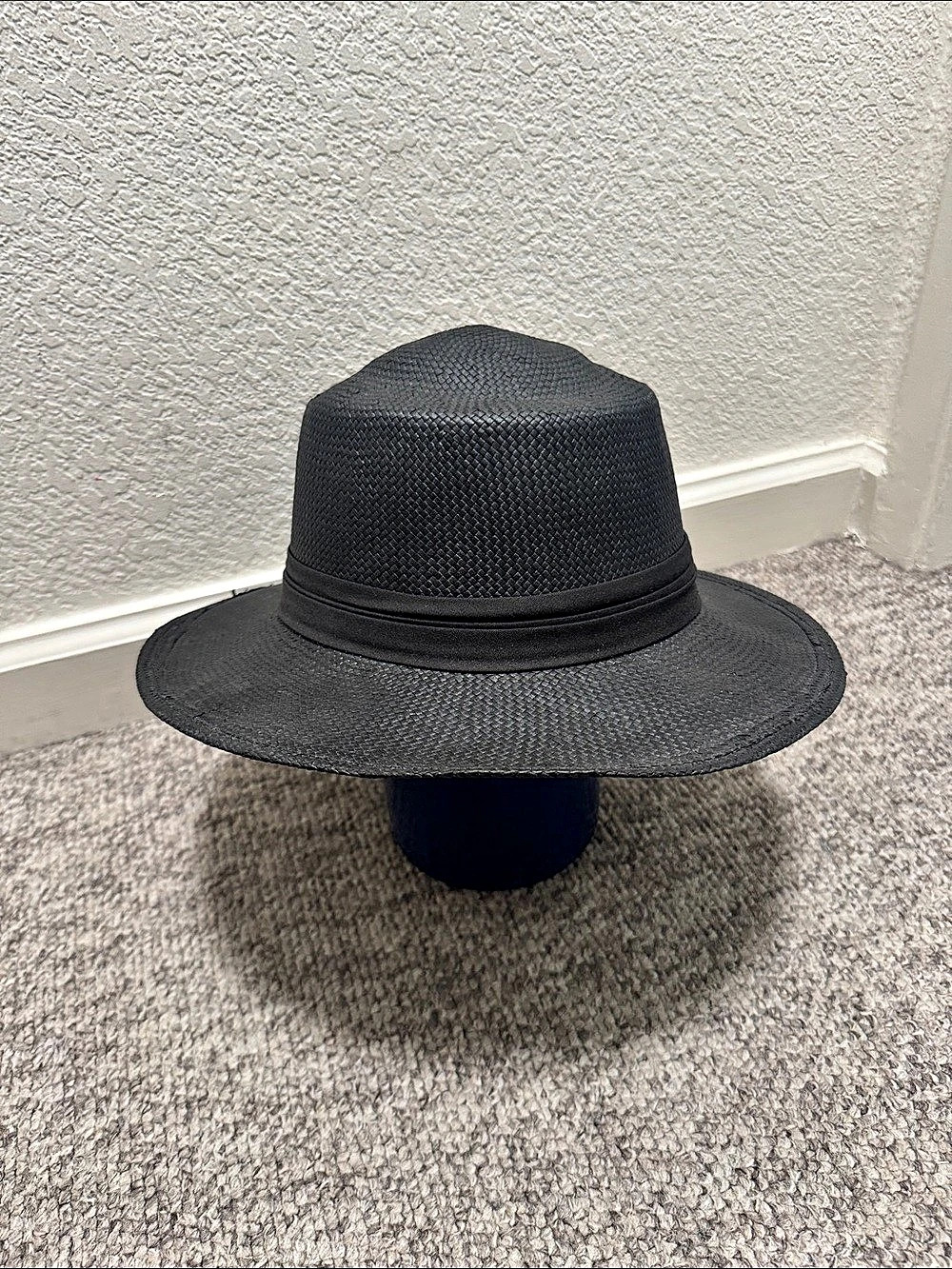 Black Wide Brim Hat Like New